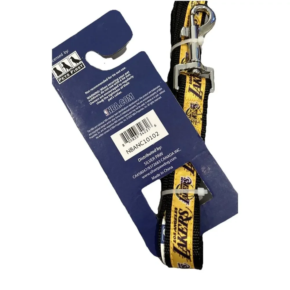 NBA Dog Leash Los Angeles Lakers One Size: 60